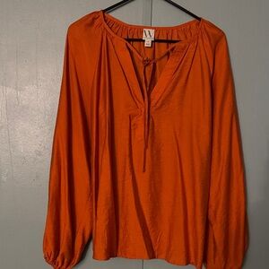 Worthington Bold Orange Blouse